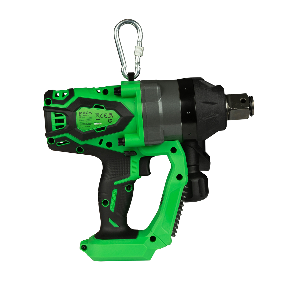 Rikä RK40 40V 1in Cordless High-Torque Impact Wrench | 2500Nm Nut-Busting Torque | Friction Ring | Brushless Motor | Body Only